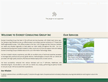 Tablet Screenshot of everestconsulting.net